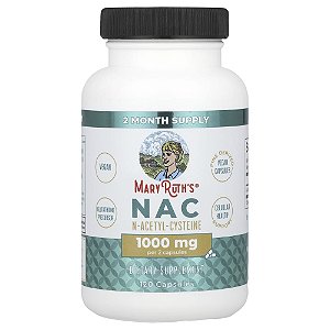 NAC 120 Cápsulas (500 mg por Cápsula) - MaryRuth's