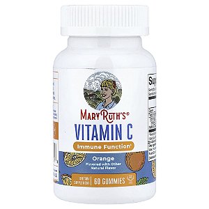 Gomas de Vitamina C Laranja 60 Gomas (125 mg por Goma) - MaryRuth's