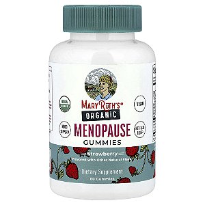 Gomas Orgânicas para a Menopausa Morango 60 Gomas - MaryRuth's