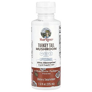 Lipossomal de Cogumelo Cauda-de-Peru Fudge de Chocolate 225 ml - MaryRuth's