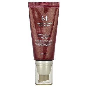 BB Cream M Perfect Cover FPS 42 Nº 13 Bege Brilhante 50 ml - Missha