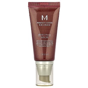 BB Cream M Perfect Cover FPS 42 Nº 29 Bege Caramelo 50 ml - Missha