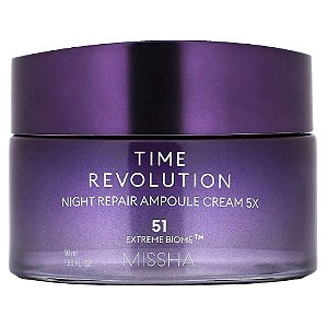 Creme Ampola de Reparo Noturno Time Revolution 5X 50 ml - Missha