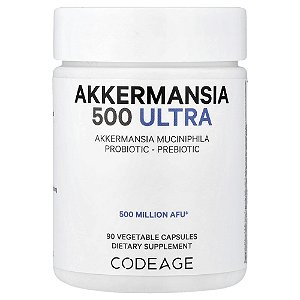 Akkermansia 500 Ultra 90 Cápsulas Vegetais - Codeage