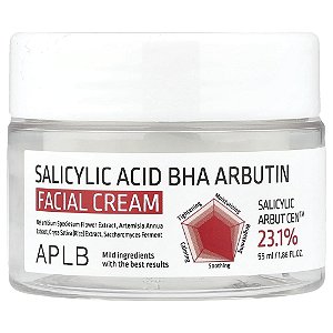 Creme Facial Arbutin BHA Ácido Salicílico 55 ml - APLB