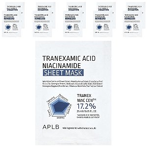 Máscara Facial de Beleza com Ácido Tranexâmico 10 Folhas 25 ml - APLB