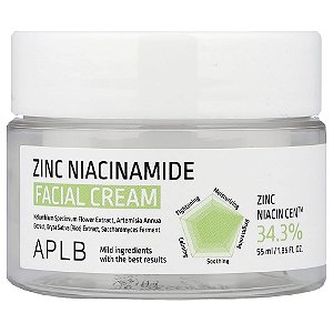 Creme Facial de Zinco e Niacinamida 55 ml - APLB