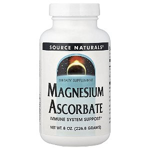 Ascorbato de Magnésio 227 g em Pó - Source Naturals