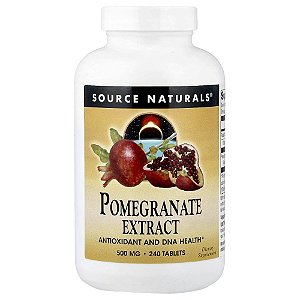 Extrato de Romã 500 mg 240 Comprimidos - Source Naturals