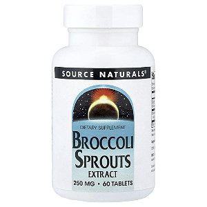 Extrato de Brotos de Brócolis 250 mg 60 Comprimidos - Source Naturals