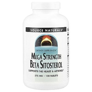 Mega Potência Beta-Sitosterol 375 mg 120 Comprimidos - Source Naturals