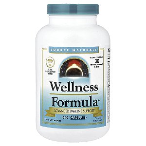 Wellness Formula Suporte Imunológico Avançado 240 Cápsulas - Source Naturals