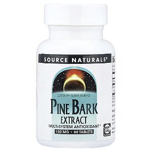 Extrato da Casca de Pinheiro 60 Comprimidos - Source Naturals