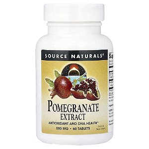 Extrato de Romã 500 mg 60 Comprimidos - Source Naturals