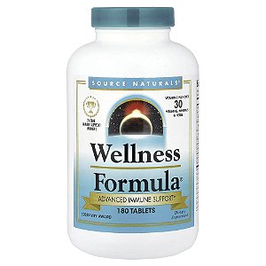 Wellness Formula Suporte Imunológico Avançado 180 Comprimidos - Source Naturals