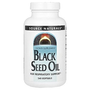 Óleo de Cominho Preto 240 Softgels - Source Naturals