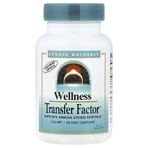Wellness Transfer Factor 125 mg 60 Cápsulas Vegetais - Source Naturals