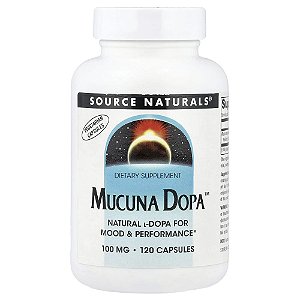 Mucuna Dopa 100 mg 120 Cápsulas - Source Naturals