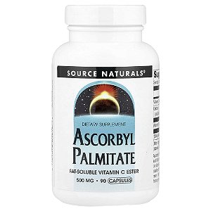 Palmitato de Ascorbila 90 Cápsulas - Source Naturals