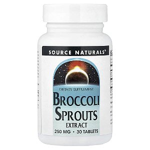 Extrato de Brotos de Brócolis 30 Comprimidos - Source Naturals
