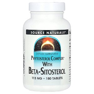 Complexo de Fitoesteróis com Beta-Sitosterol 180 Comprimidos - Source Naturals