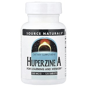 Huperzine A 200 mcg 120 Comprimidos - Source Naturals