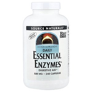 Daily Essential Enzymes 240 Cápsulas Vegetarianas - Source Naturals