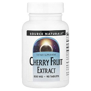 Extrato de Cereja 500 mg 90 Comprimidos - Source Naturals