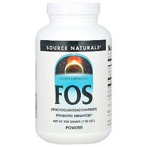Pó FOS 200 g em Pó - Source Naturals