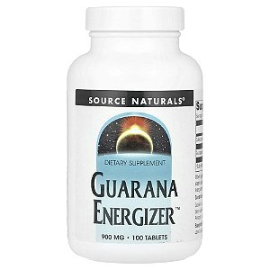 Guarana Energizer 100 Comprimidos - Source Naturals