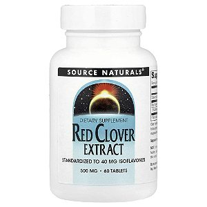 Extrato de Trevo Vermelho 60 Comprimidos - Source Naturals
