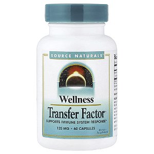 Wellness Transfer Factor 125 mg 60 Cápsulas - Source Naturals
