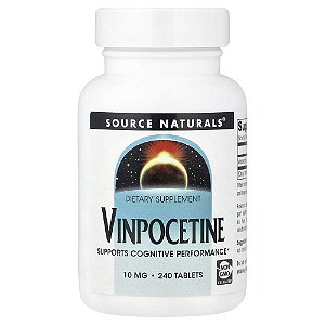 Vimpocetina 10 mg 240 Comprimidos - Source Naturals