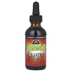 Cilantro Metal Detox com Coentro e Clorela 59 ml - Source Naturals