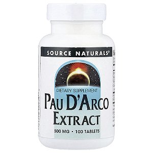 Extrato de Pau D'Arco 100 Comprimidos - Source Naturals