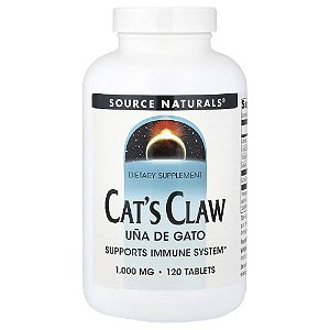 Unha-de-Gato 1.000 mg 120 Comprimidos - Source Naturals