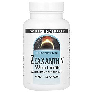 Zeaxantina com Luteína 10 mg 120 Cápsulas - Source Naturals
