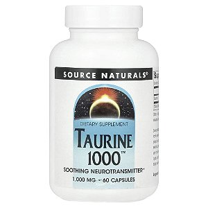 Taurina 1.000 mg 60 Cápsulas - Source Naturals