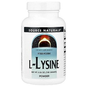 L-Lisina 100 g em Pó - Source Naturals