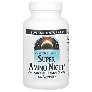 Super Amino Night 120 Cápsulas - Source Naturals