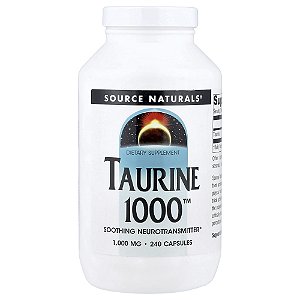 Taurina 1.000 mg 240 Cápsulas - Source Naturals