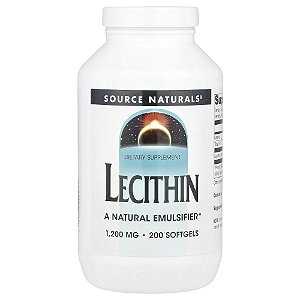 Lecitina 1.200 mg 200 Softgels - Source Naturals