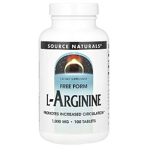 L-Arginina 1.000 mg 100 Tabletes - Source Naturals