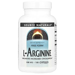L-Arginina 100 Cápsulas - Source Naturals