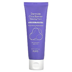 Máscara Noturna Dermide Cica Barrier Sleeping Pack 80 ml - Purito