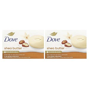 Sabonete em Barra Manteiga de Karité e Baunilha 2 Unidades de 106 g - Dove