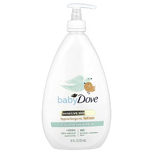 Loção Corporal Baby Dove Pele Sensível Sem Perfume 591 ml - Dove