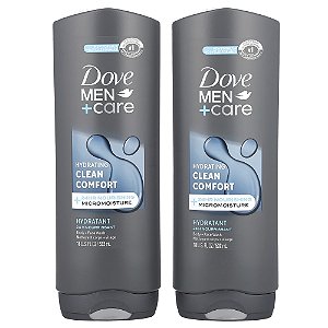 Sabonete Líquido Corpo e Rosto Men+Care Clean Comfort 2 Unidades de 532 ml - Dove
