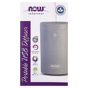 Difusor de Óleo Essencial Ultrassônico Portátil USB 1 Unidade - NOW Foods