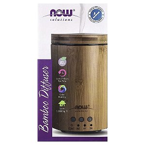 Difusor de Óleo Essencial Ultrassônico Bambu Real 1 Unidade - NOW Foods